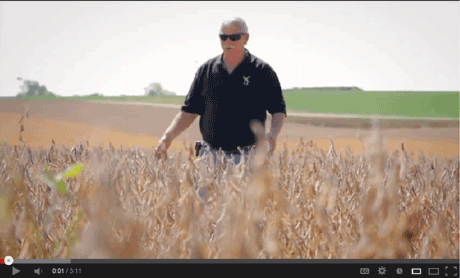 Randolph soybean farmer Mike Korth