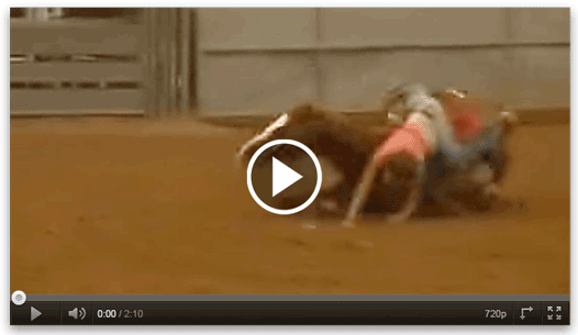 Want some rodeo action_ Try barrel racing